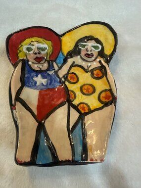 Texas & Florida Beach Ladies by Funseekers artist Janice Joplin Westland Giftwar